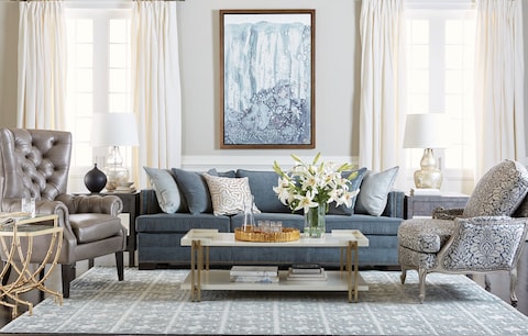 Eclectic Elegance Living Room | Elegant Living Room | Ethan Allen