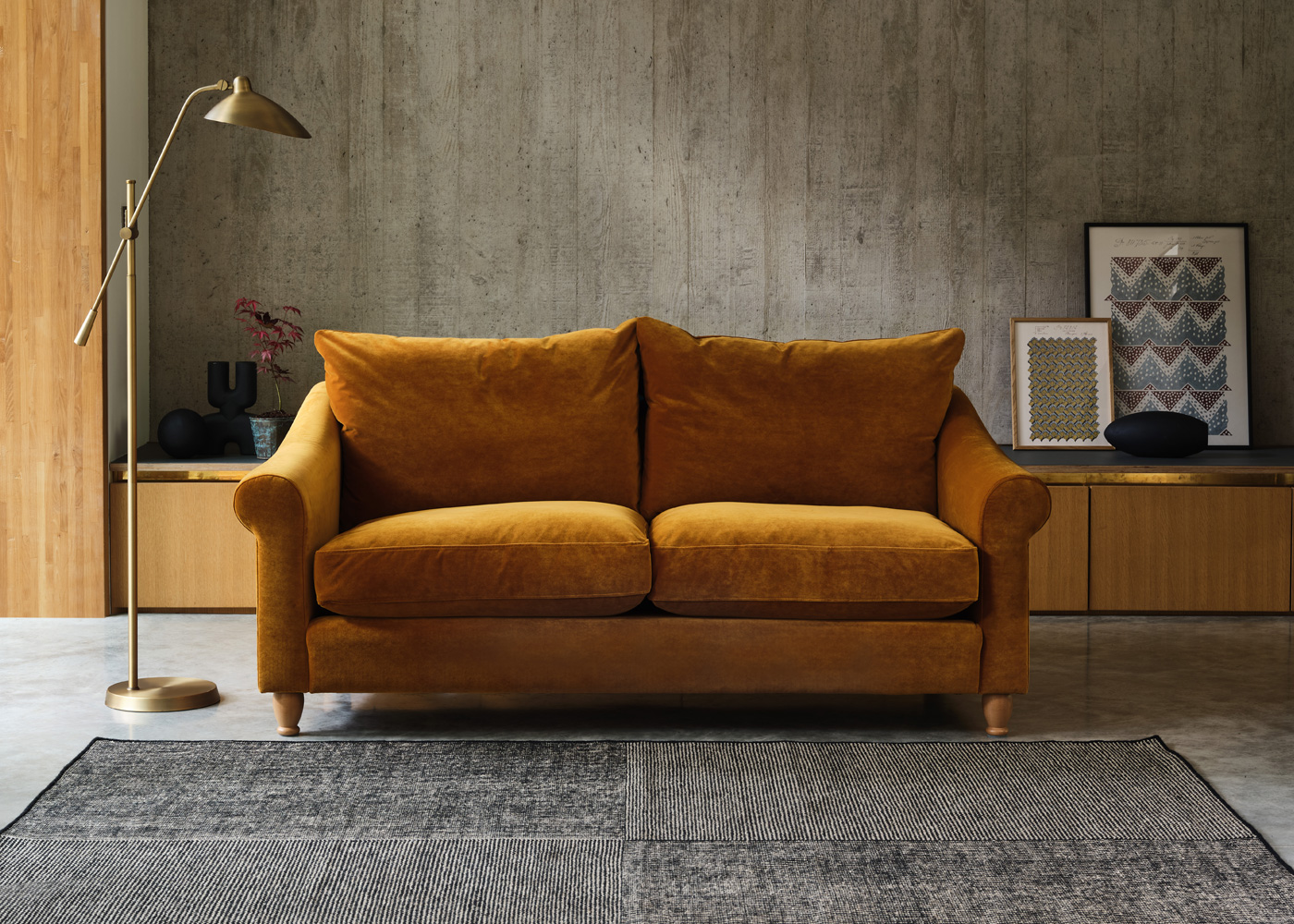 Payton velvet sofa 2025