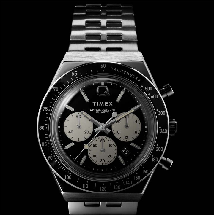 Q Timex Chronograph 40mm Stainless Steel Bracelet Watch - Timex EU