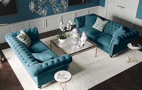 Classic with a Modern Perspective Living Room | Ethan Allen