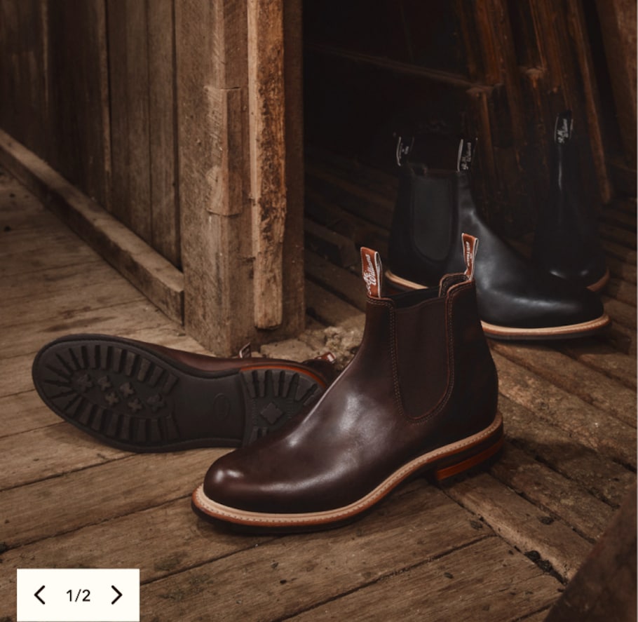 Brown Gardener Boots, R.M.Williams Chelsea Boots