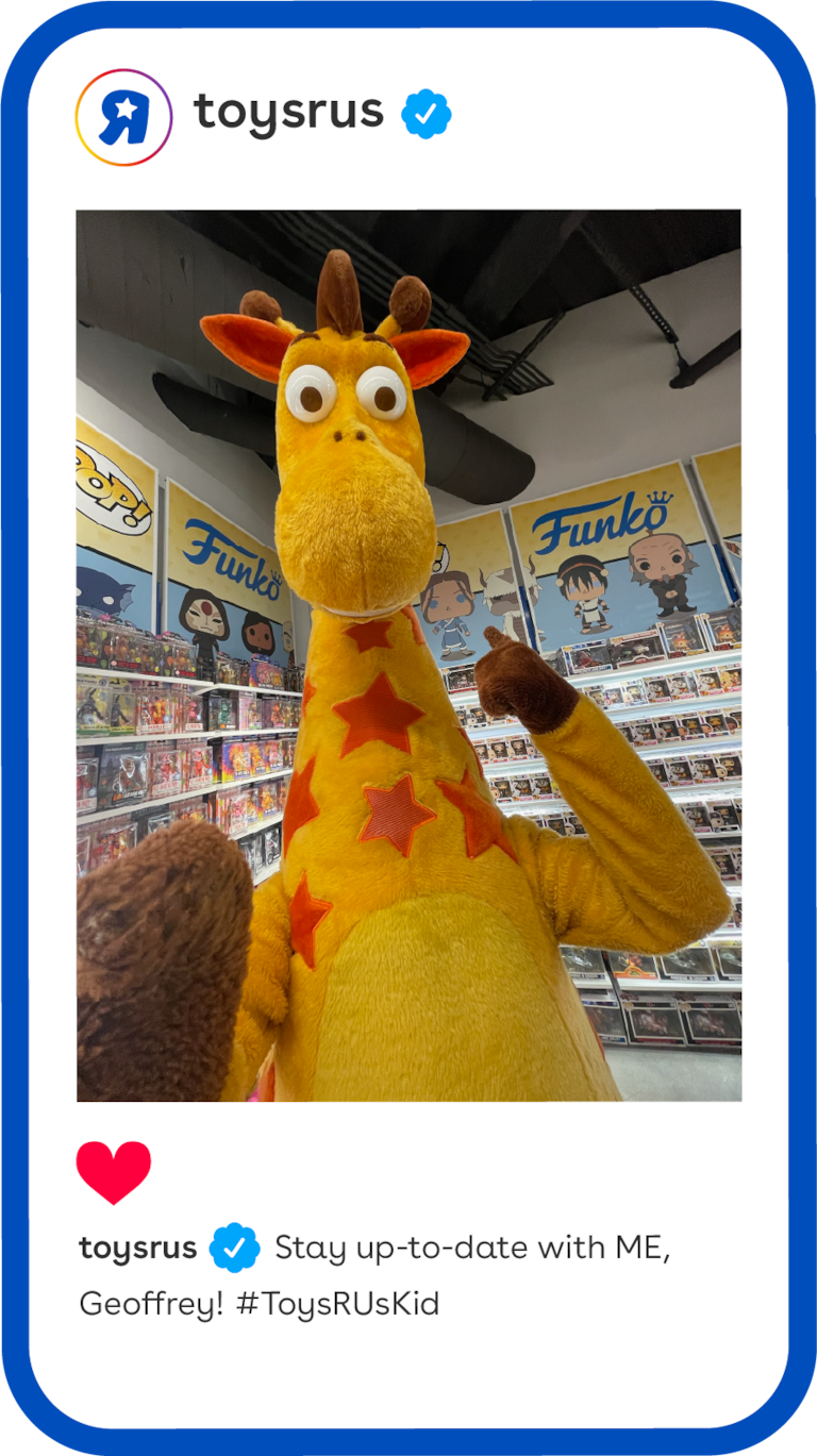 follow toys r us on instagram