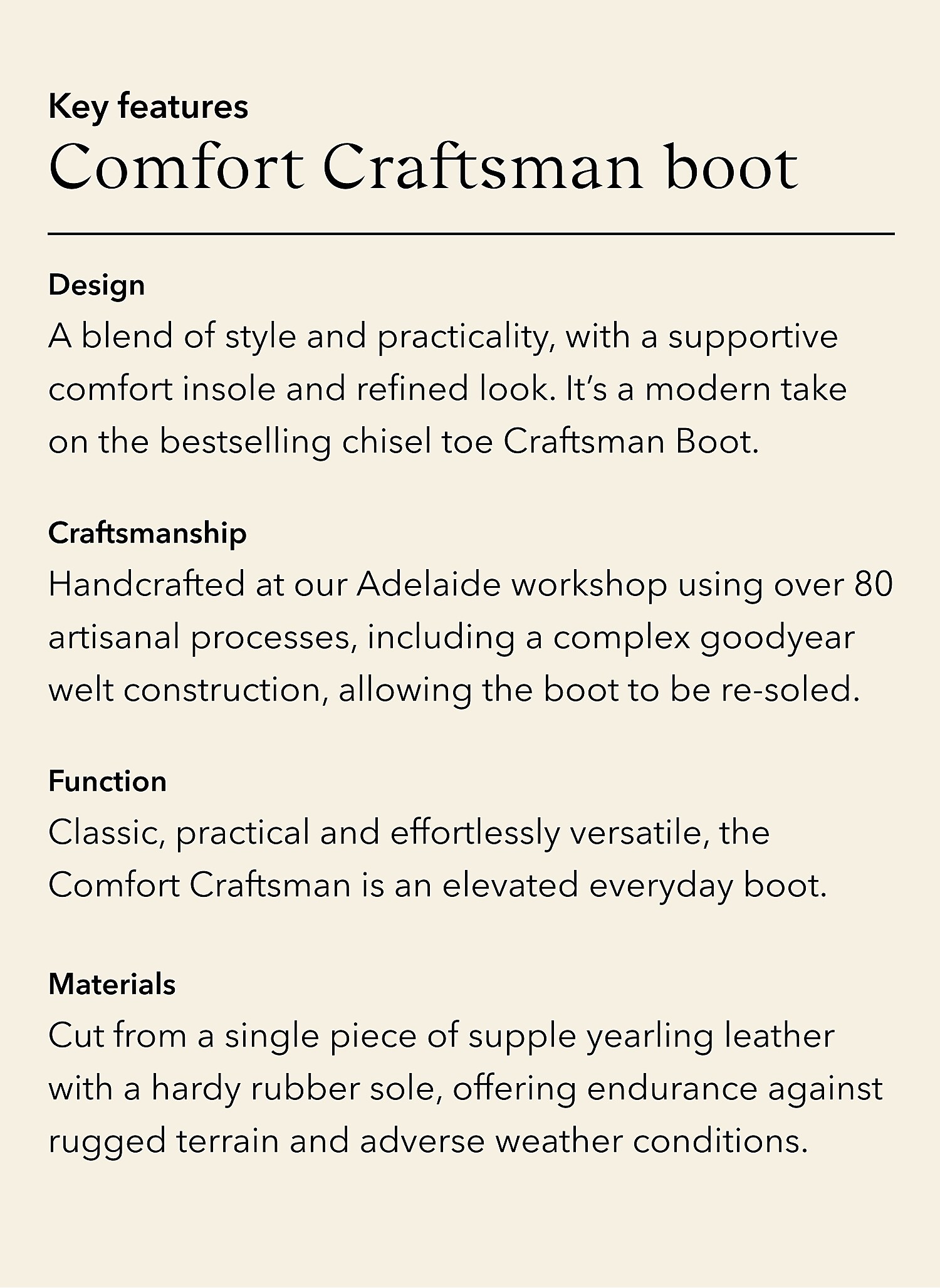 Rum Comfort Craftsman Boots, R.M.Williams Chelsea Boots