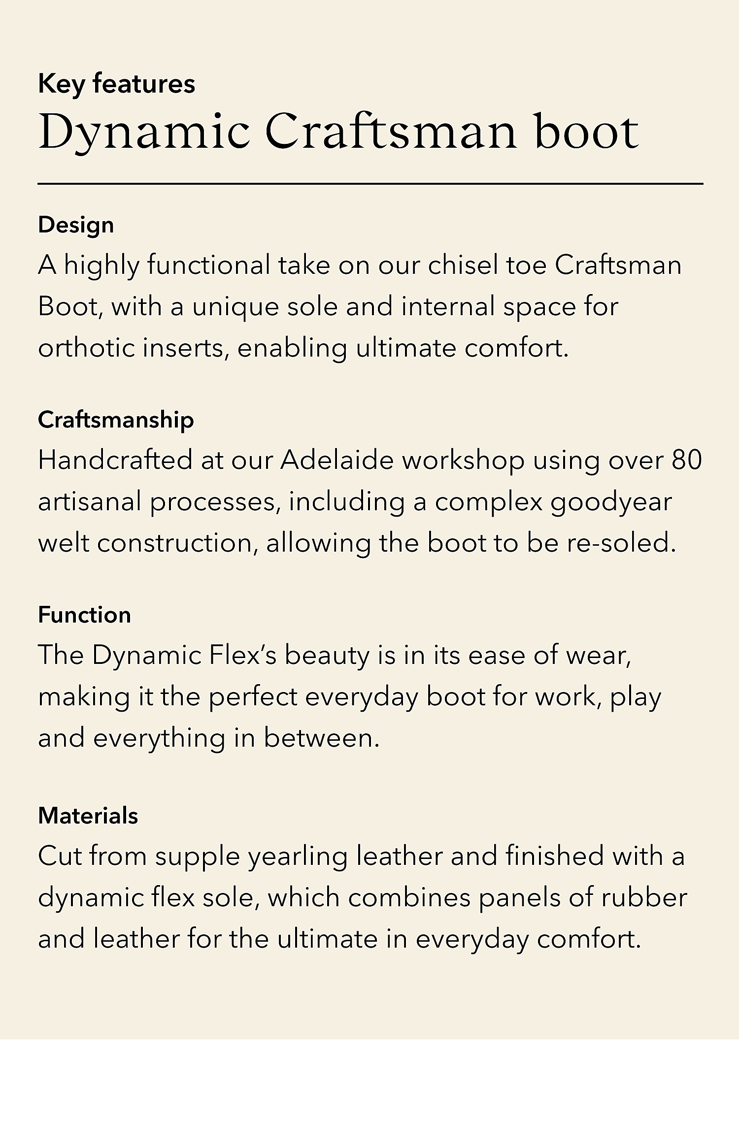 RM Williams Dynamic Flex Craftsman Boots - Thomson's Suits Ltd