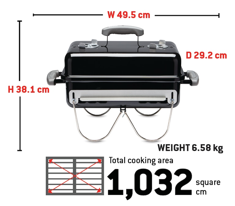 Go-Anywhere Charcoal Barbecue